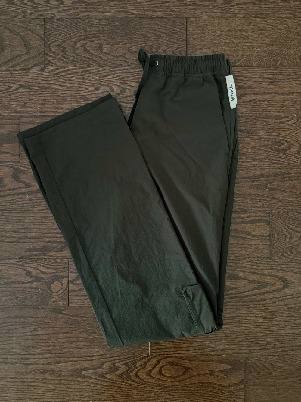 Djerf Avenue Sporty Pants Green Tall Size XS